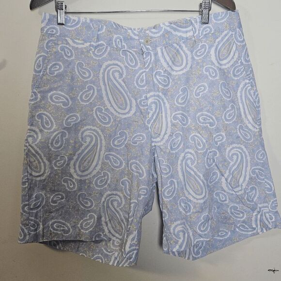 Bills Khakis Parker Standard Paisley Print Flat Front Short 11224 Men's Multicol - Picture 1 of 6